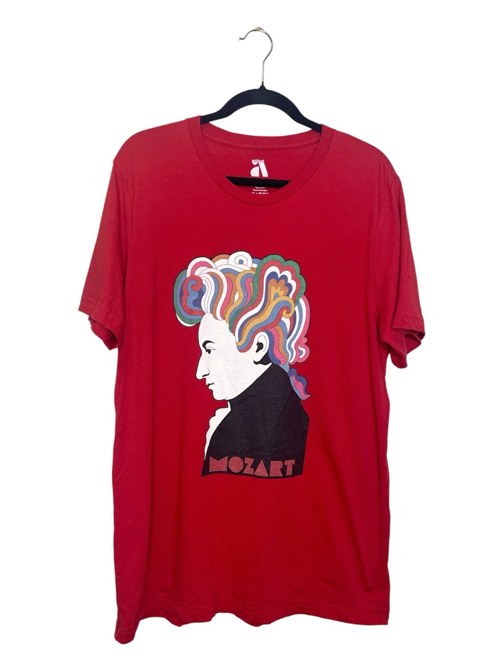 Mozart Dylan '66 multi color 100% Cotton Tee size Large